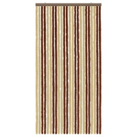 Produktbild för Insektsgardin Chenille Brun och beige 100 x 200 cm 100% PP