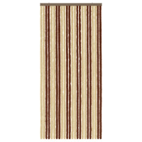 Produktbild för Insektsgardin Chenille Brun och beige 100 x 220 cm 100% PP