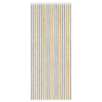 Produktbild för Insektsgardin Chenille Grå och Beige 90 x 220 cm 100% PP