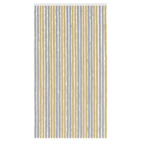 Produktbild för Insektsgardin Chenille Grå och Beige 118 x 220 cm 100% PP