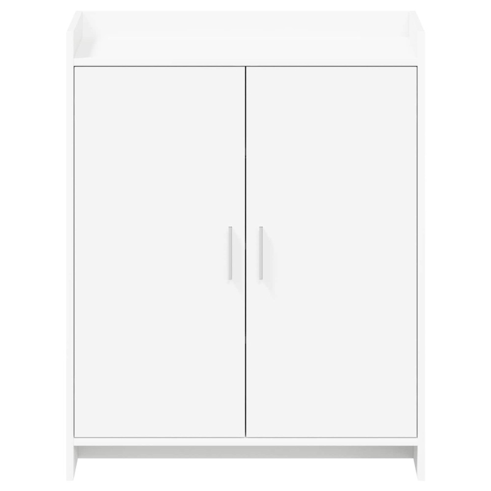 Produktbild för Skoskåp med lagring Vit 73,5 x 36 x 92 cm Konstruerat trä