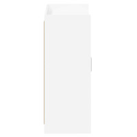 Produktbild för Skoskåp med lagring Vit 73,5 x 36 x 92 cm Konstruerat trä