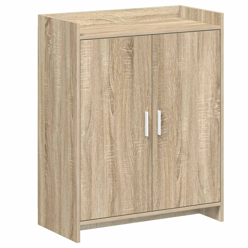 Produktbild för Skoskåp med lagring Sonoma-ek 73,5 x 36 x 92 cm Konstruerat trä