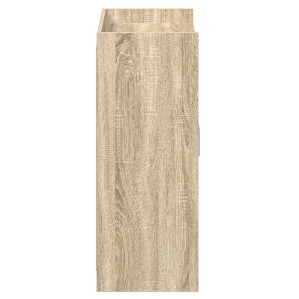 Produktbild för Skoskåp med lagring Sonoma-ek 73,5 x 36 x 92 cm Konstruerat trä