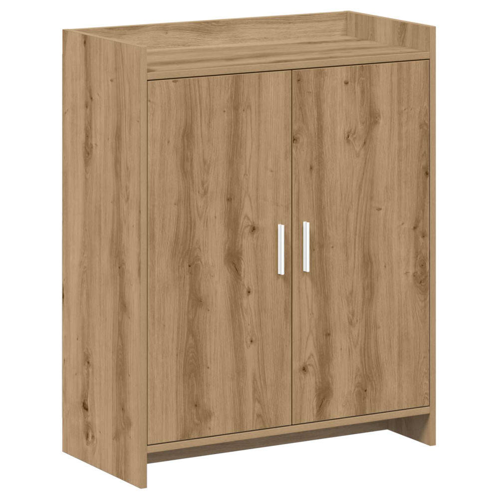 Produktbild för Skoskåp med dörr Artisan-ek 73,5 x 36 x 92 cm Konstruerat trä