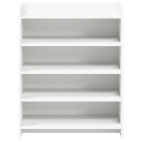 Produktbild för Skoskåp med lagring Vit 73,5 x 36 x 92 cm Konstruerat trä