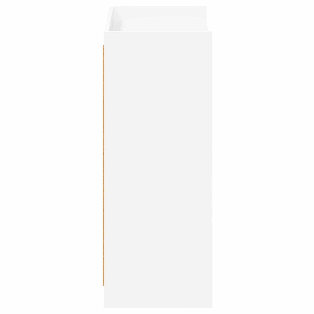 Produktbild för Skoskåp med lagring Vit 73,5 x 36 x 92 cm Konstruerat trä