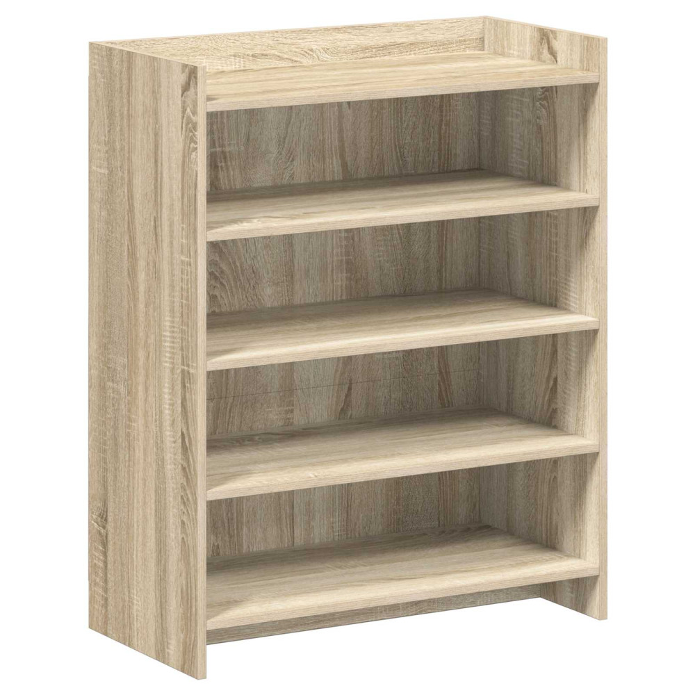 Produktbild för Skoskåp med lagring Sonoma-ek 73,5 x 36 x 92 cm Konstruerat trä