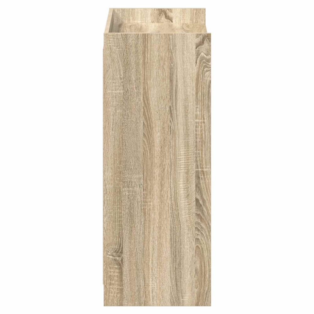 Produktbild för Skoskåp med lagring Sonoma-ek 73,5 x 36 x 92 cm Konstruerat trä