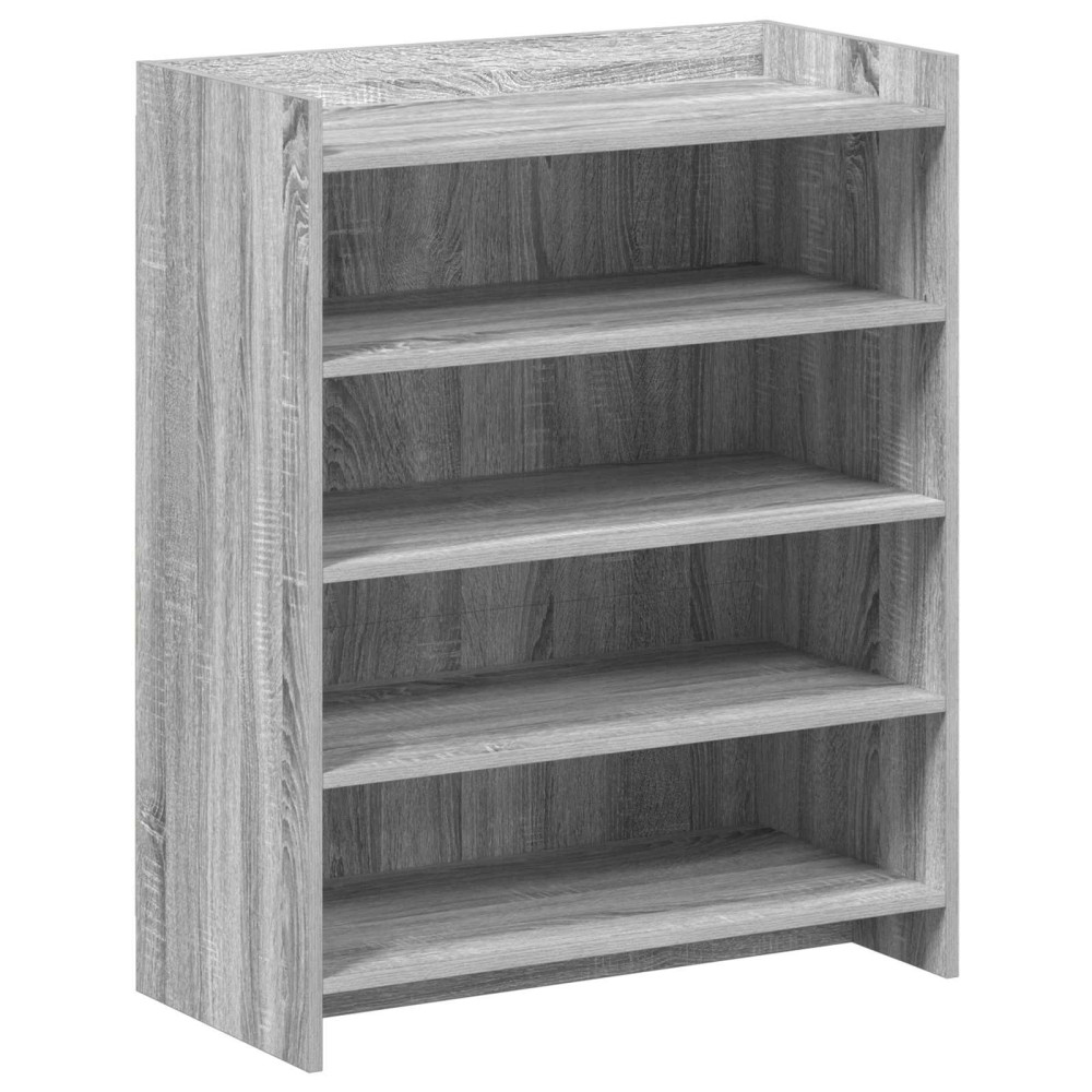 Produktbild för Skoskåp Grå Sonoma 73,5 x 36 x 92 cm Konstruerat trä
