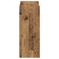 Produktbild för Skoskåp Gammalt trä 73,5 x 36 x 92 cm Konstruerat trä