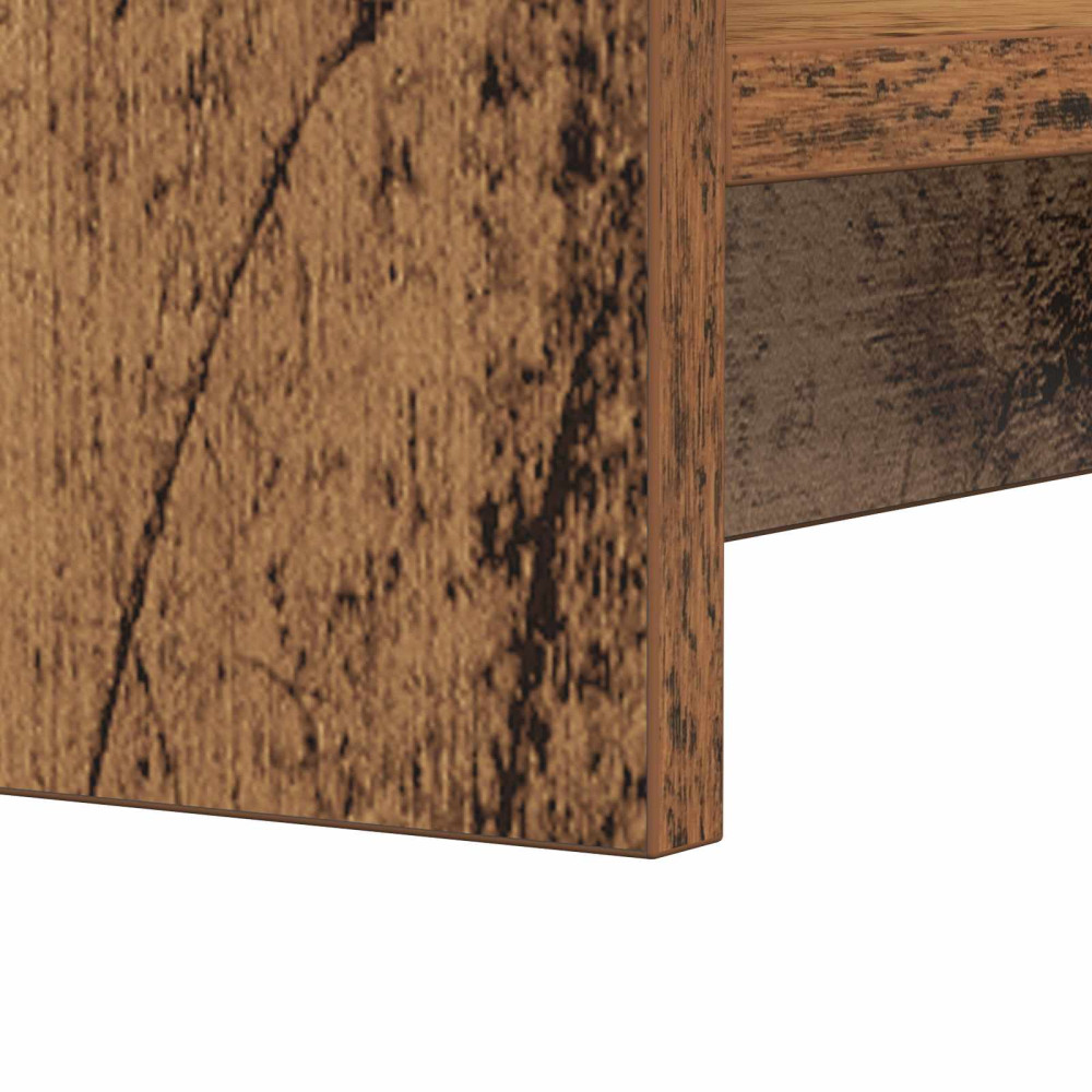 Produktbild för Skoskåp Gammalt trä 73,5 x 36 x 92 cm Konstruerat trä