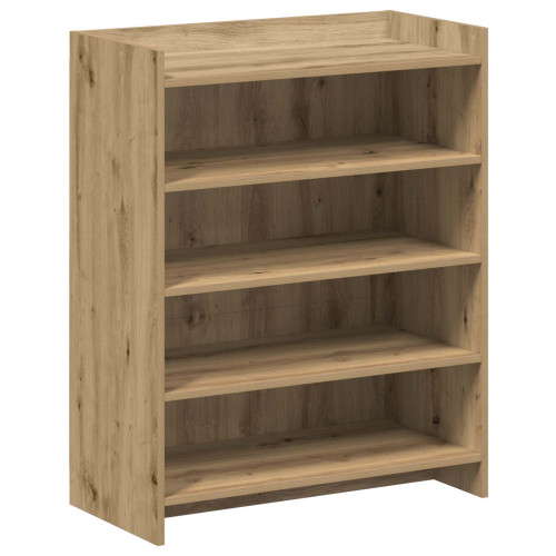 vidaXL Skoskåp Artisan-ek 73,5 x 36 x 92 cm Konstruerat trä