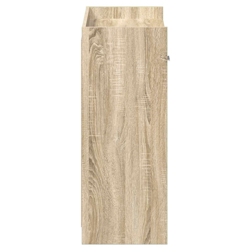 Produktbild för Skoskåp med låda Sonoma-ek 73,5 x 36 x 92 cm Konstruerat trä