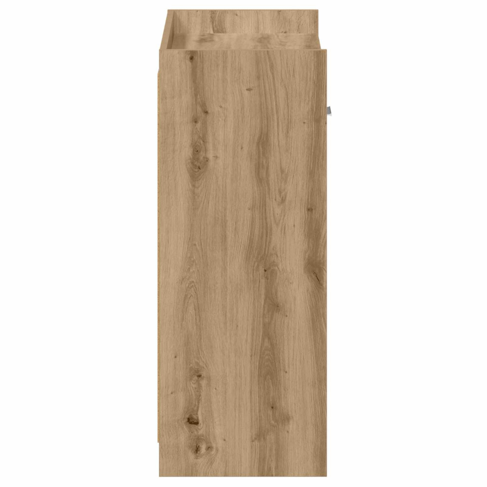 Produktbild för Skoskåp med låda Artisan-ek 73,5 x 36 x 92 cm Konstruerat trä