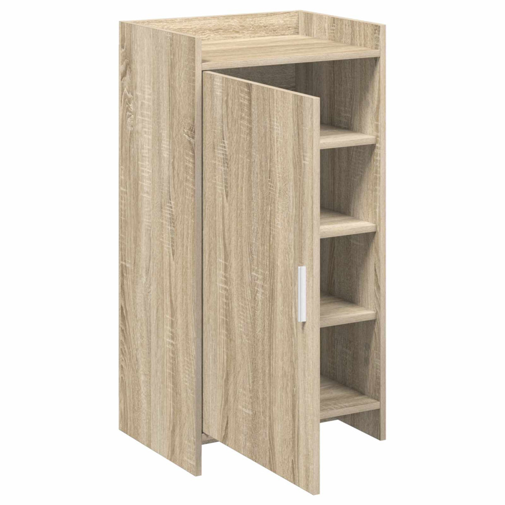 Produktbild för Skoskåp med lagring Sonoma-ek 48 x 36 x 92 cm Konstruerat trä