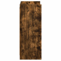 Produktbild för Skoskåp med lagring Rökt ek 48 x 36 x 92 cm Konstruerat trä