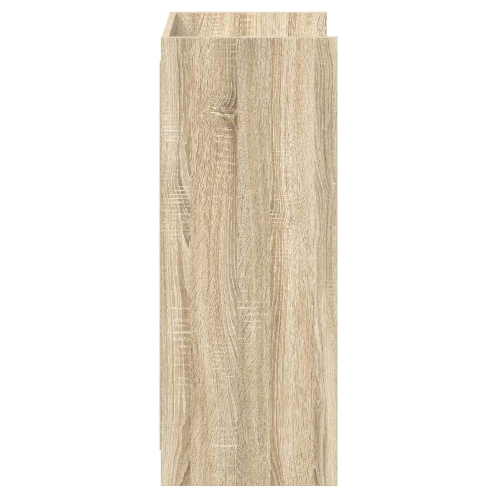 Produktbild för Skoskåp med lagring Sonoma-ek 48 x 36 x 92 cm Konstruerat trä