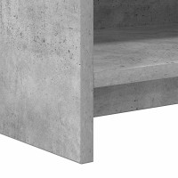 Produktbild för Skoskåp med lagring Betonggrå 48 x 36 x 92 cm Konstruerat trä