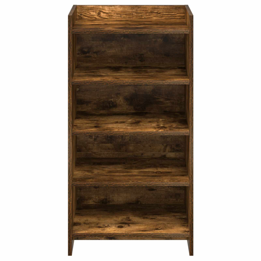 Produktbild för Skoskåp med lagring Rökt ek 48 x 36 x 92 cm Konstruerat trä