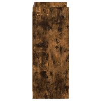 Produktbild för Skoskåp med lagring Rökt ek 48 x 36 x 92 cm Konstruerat trä