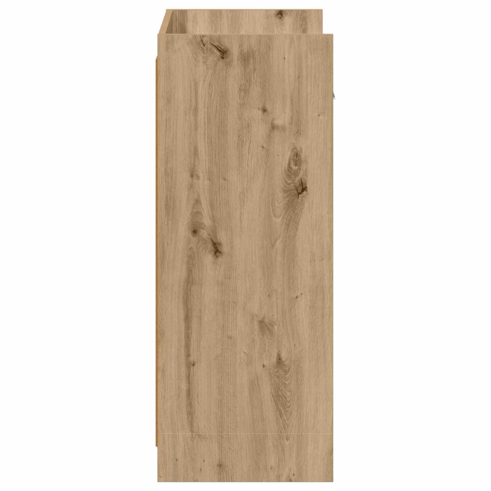 Produktbild för Skoskåp med låda Artisan-ek 48 x 36 x 92 cm Konstruerat trä
