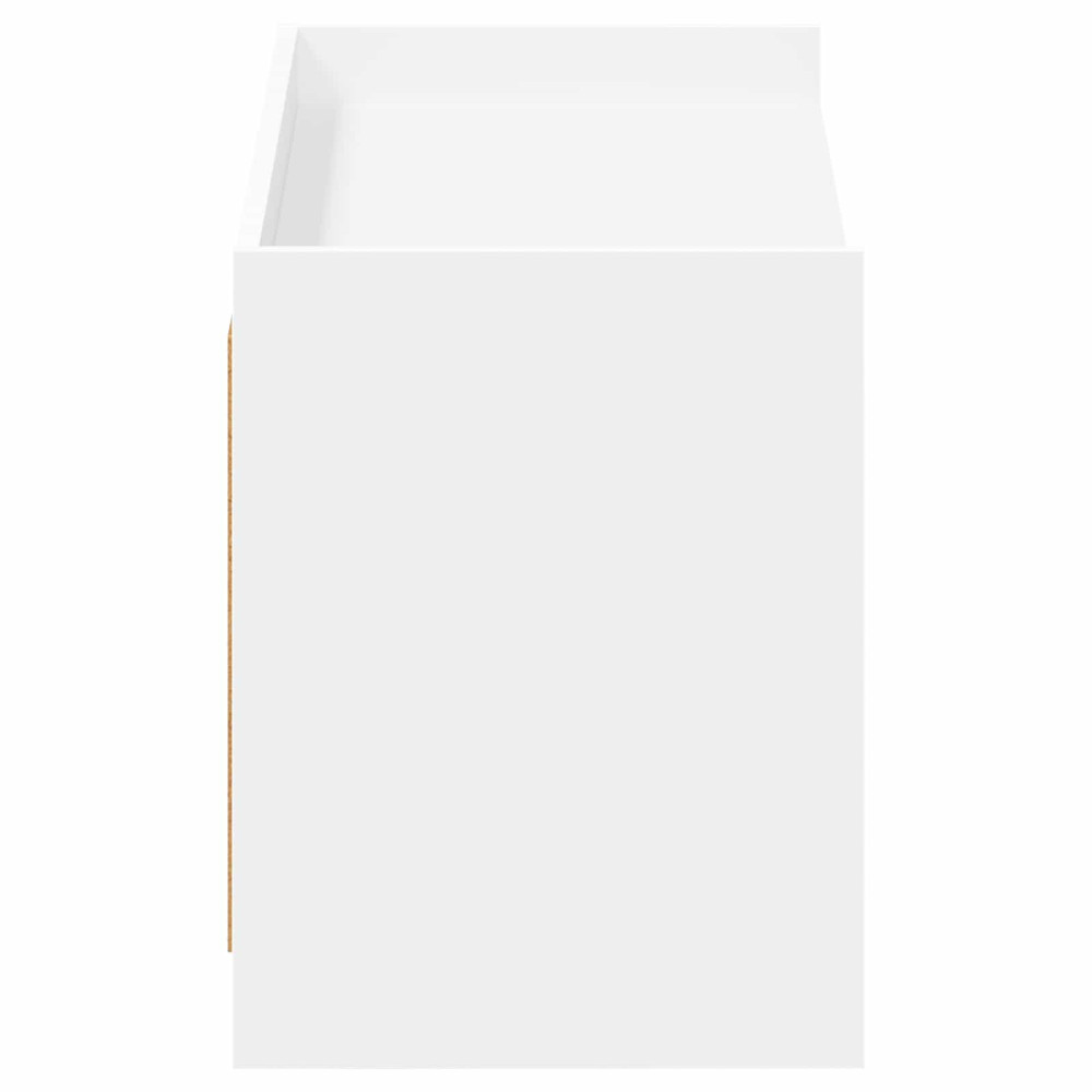 Produktbild för Skoskåp med lagring Vit 100 x 39,5 x 51 cm Konstruerat trä