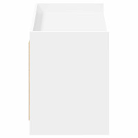 Produktbild för Skoskåp med lagring Vit 100 x 39,5 x 51 cm Konstruerat trä