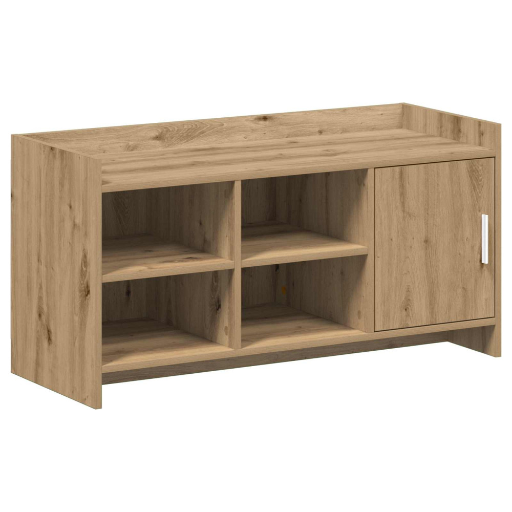 Produktbild för Skoskåp med dörr Artisan-ek 100 x 39,5 x 51 cm Konstruerat trä