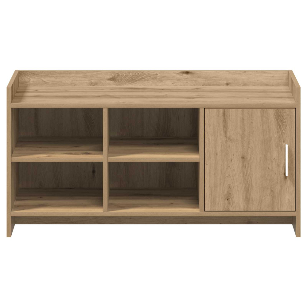 Produktbild för Skoskåp med dörr Artisan-ek 100 x 39,5 x 51 cm Konstruerat trä