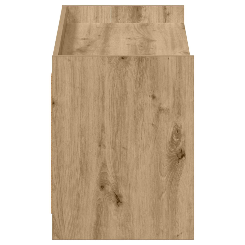 Produktbild för Skoskåp med dörr Artisan-ek 100 x 39,5 x 51 cm Konstruerat trä