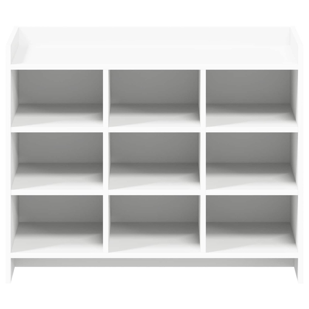 Produktbild för Skoskåp med lagring Vit 85 x 39,5 x 70 cm Konstruerat trä