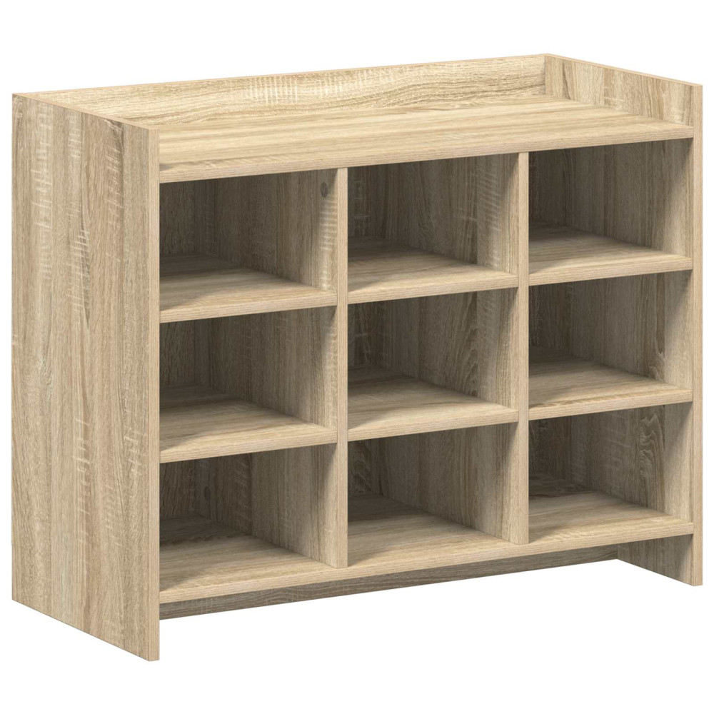 Produktbild för Skoskåp med lagring Sonoma-ek 85 x 39,5 x 70 cm Konstruerat trä