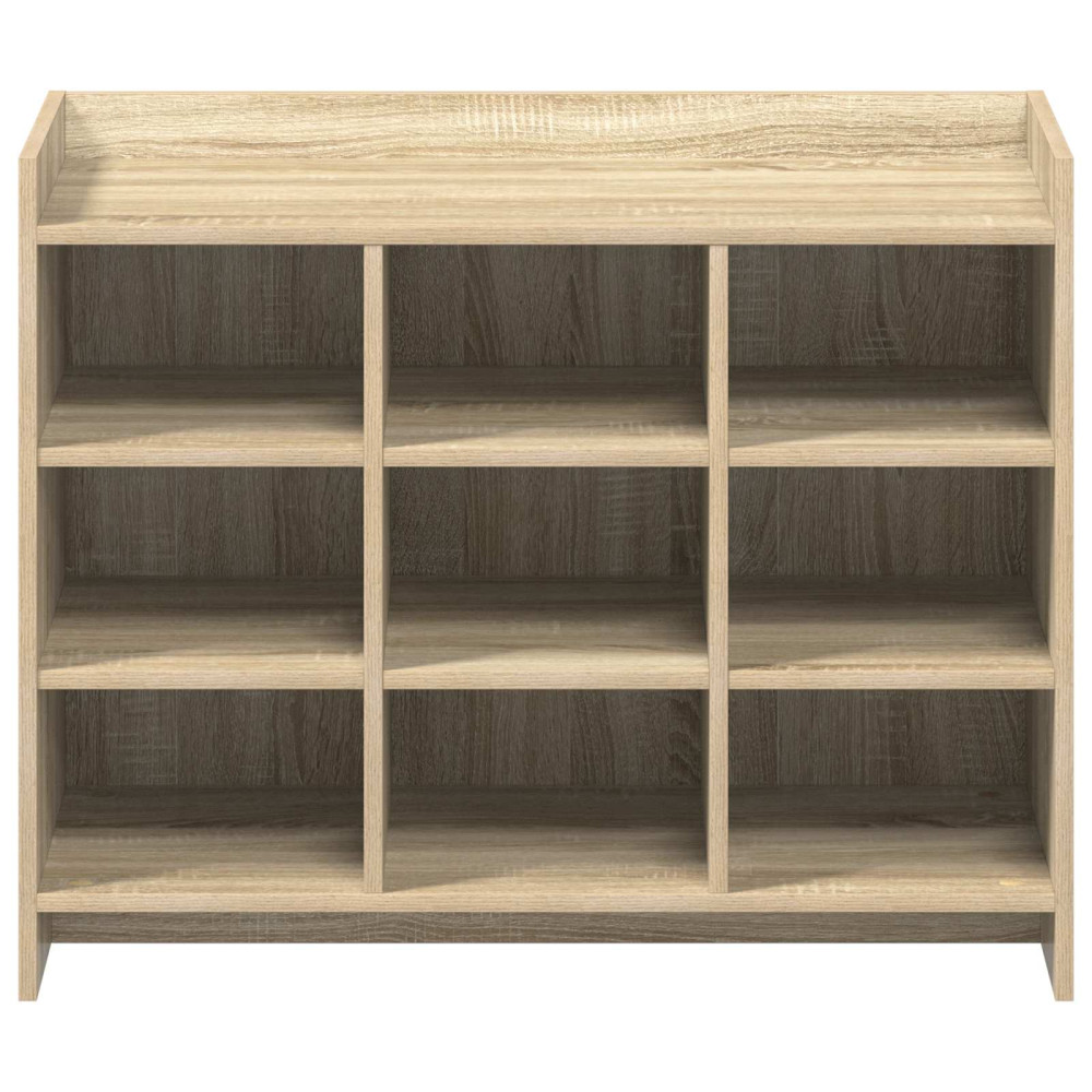 Produktbild för Skoskåp med lagring Sonoma-ek 85 x 39,5 x 70 cm Konstruerat trä