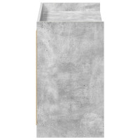 Produktbild för Skoskåp med lagring Betonggrå 85 x 39,5 x 70 cm Konstruerat trä