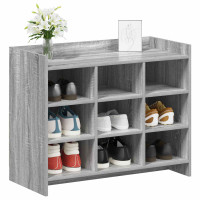 Produktbild för Skoskåp Grå Sonoma 85 x 39,5 x 70 cm Konstruerat trä