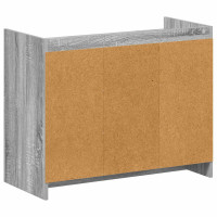 Produktbild för Skoskåp Grå Sonoma 85 x 39,5 x 70 cm Konstruerat trä