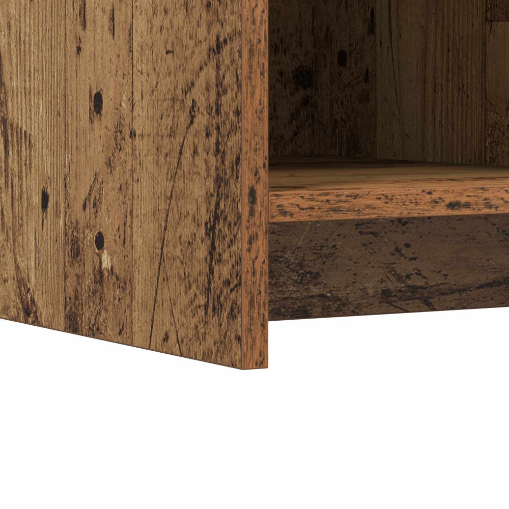 Produktbild för Skoskåp Gammalt trä 85 x 39,5 x 70 cm Konstruerat trä