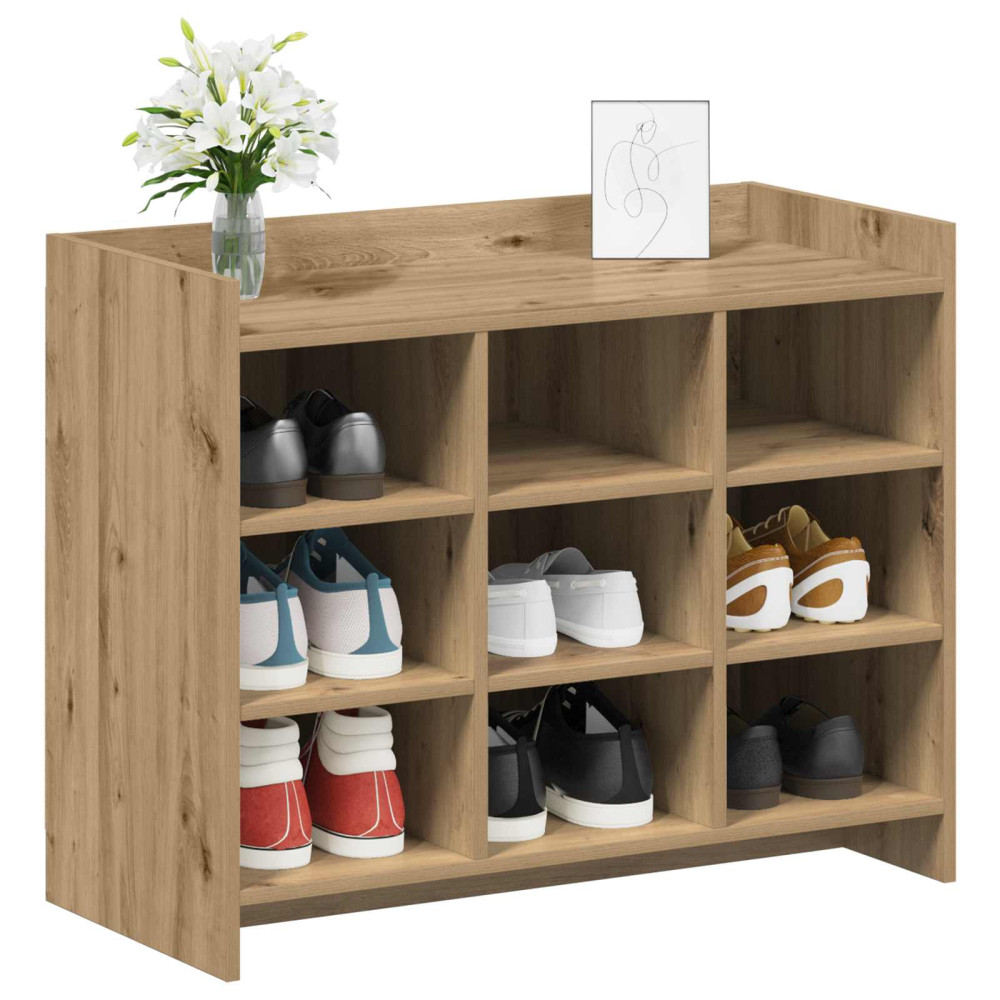 Produktbild för Skoskåp Artisan-ek 85 x 39,5 x 70 cm Konstruerat trä