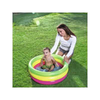 Produktbild för Bestway 51128, Uppblåsbar pool, 41 l, Rund, 2 År, Vinyl, Mul...