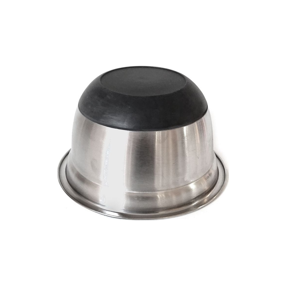 Produktbild för Klausberg SET med 3 metallskålar med silikonunderlägg [KB-73...