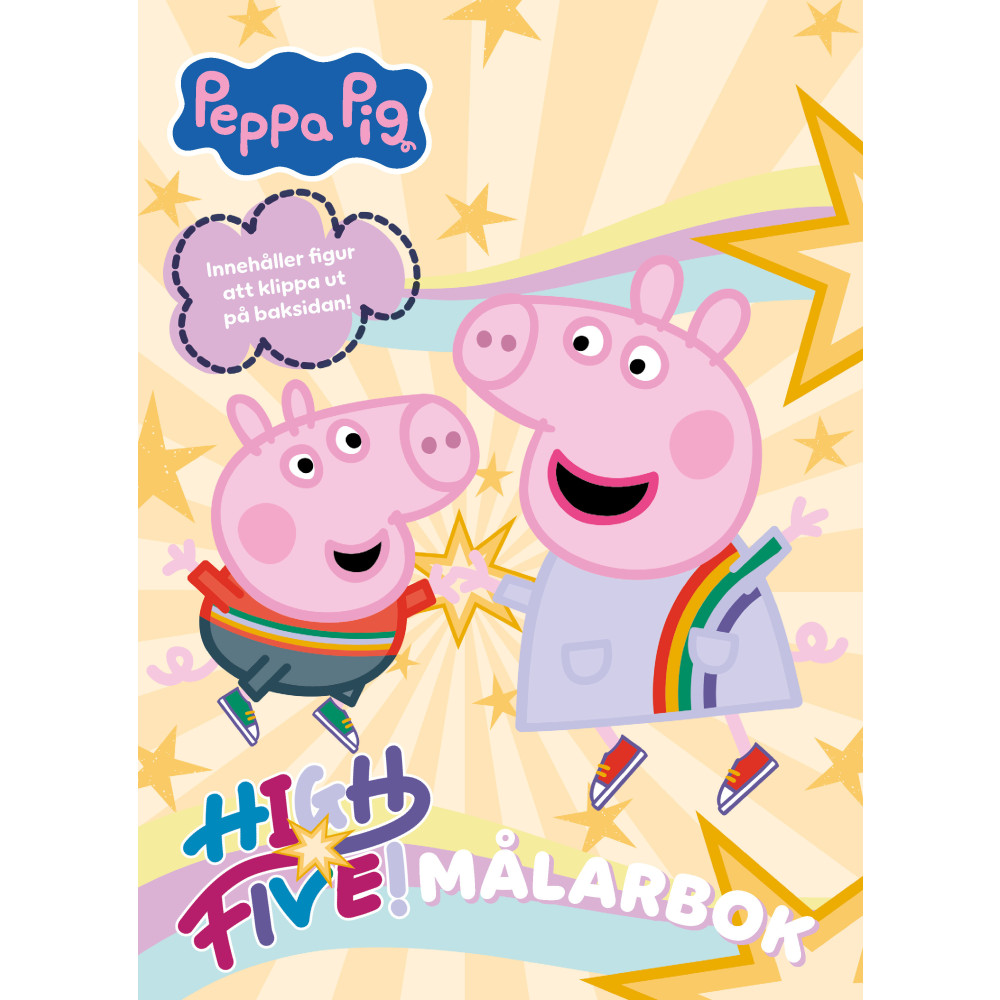 Produktbild för High five! målarbok (häftad)