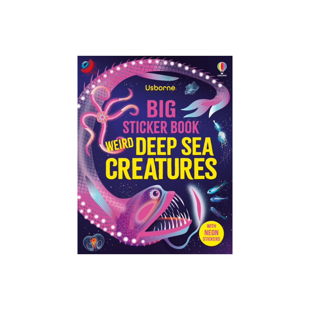 Produktbild för Big Sticker Book Weird Deep Sea Creatures (häftad, eng)