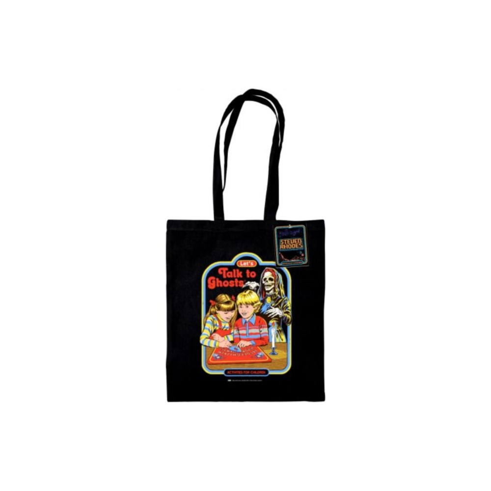 Produktbild för Steven Rhodes (Let'S Talk To Ghosts) Black Tote Bag