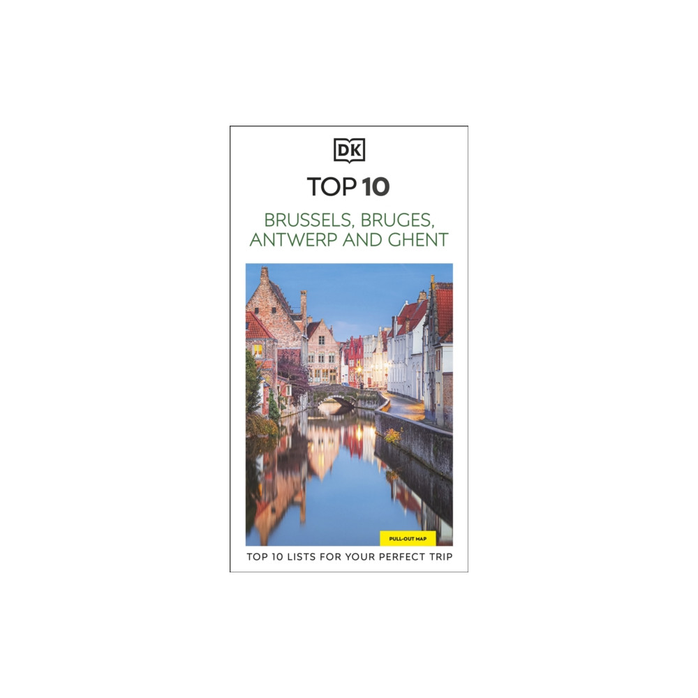 Produktbild för DK Top 10 Brussels, Bruges, Antwerp and Ghent (häftad, eng)