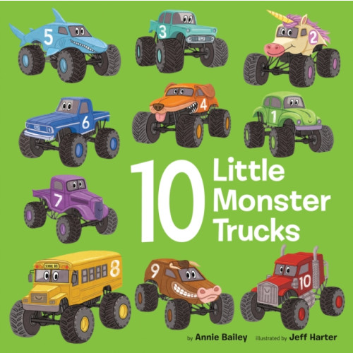 Random House USA Inc 10 Little Monster Trucks (bok, board book, eng)