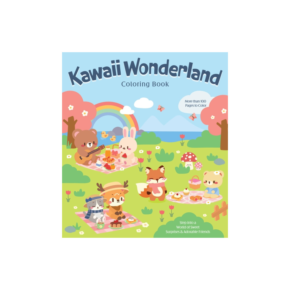 Produktbild för Kawaii Wonderland Coloring Book (häftad, eng)