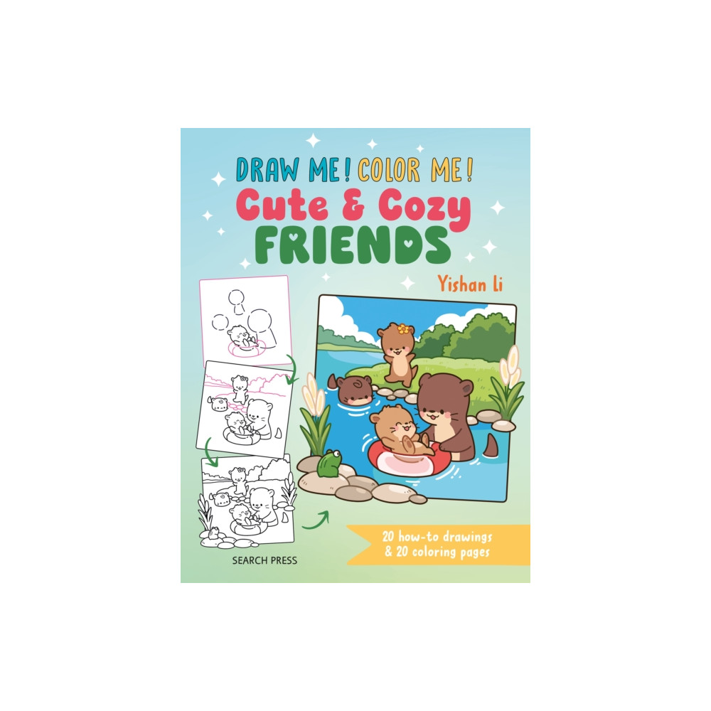 Produktbild för Draw me! Color me!: Cute & Cozy Friends (häftad, eng)