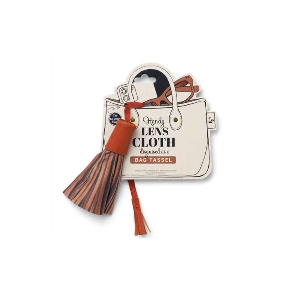 Produktbild för Bag Tassel Lens Cloths - Brown