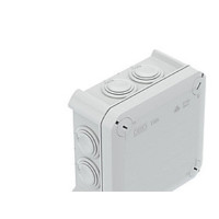 Produktbild för OBO Smideslåda T607 st M25-membran114x114 mm, ljusgrå haloge...